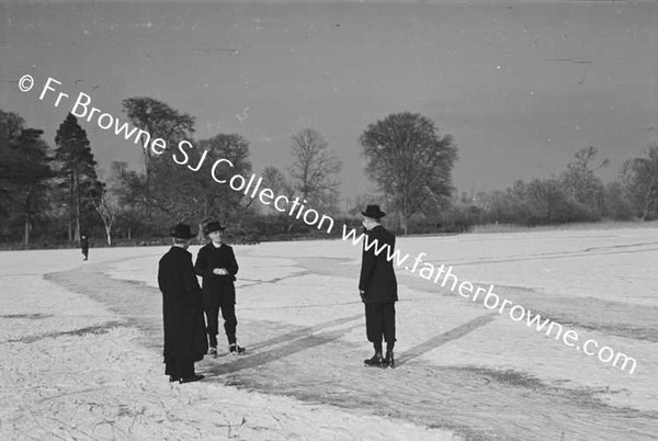 FR.P.J.MORRIS S.J. MCDONALD & NEARY ON ICE SKATING